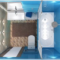 exemple de style insolite de salle de bain photo 5 m²