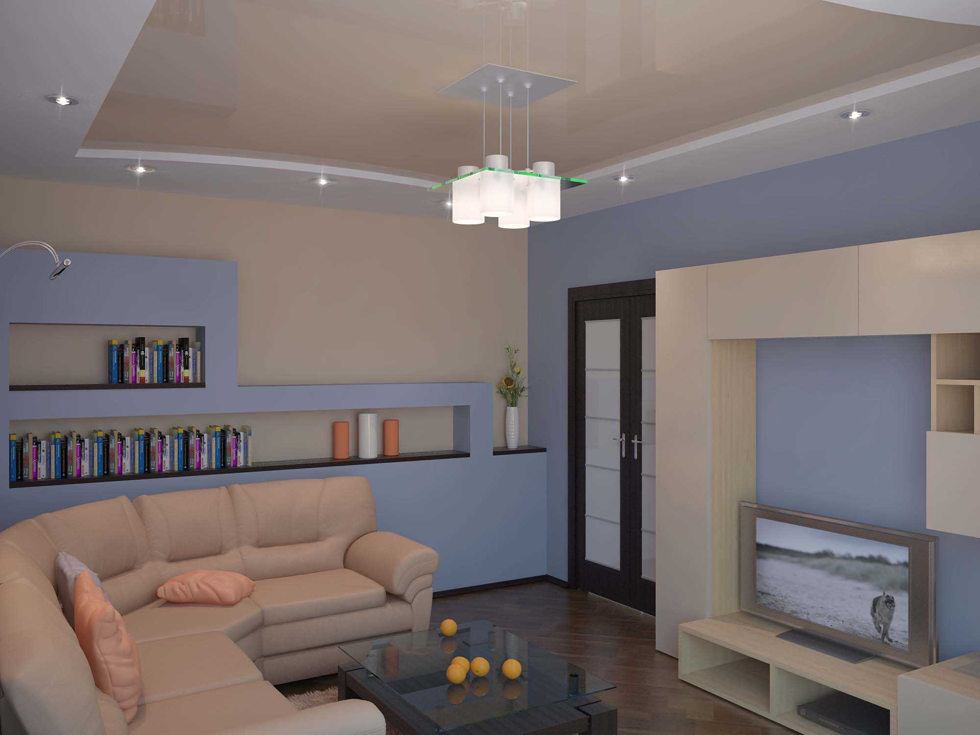 Un exemplu de design luminos de apartament de 50 mp