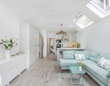 dzīvojamās istabas 2018 attēla gaišā stila versija