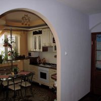 variant of the unusual interior of the apartment 65 sq.m picture