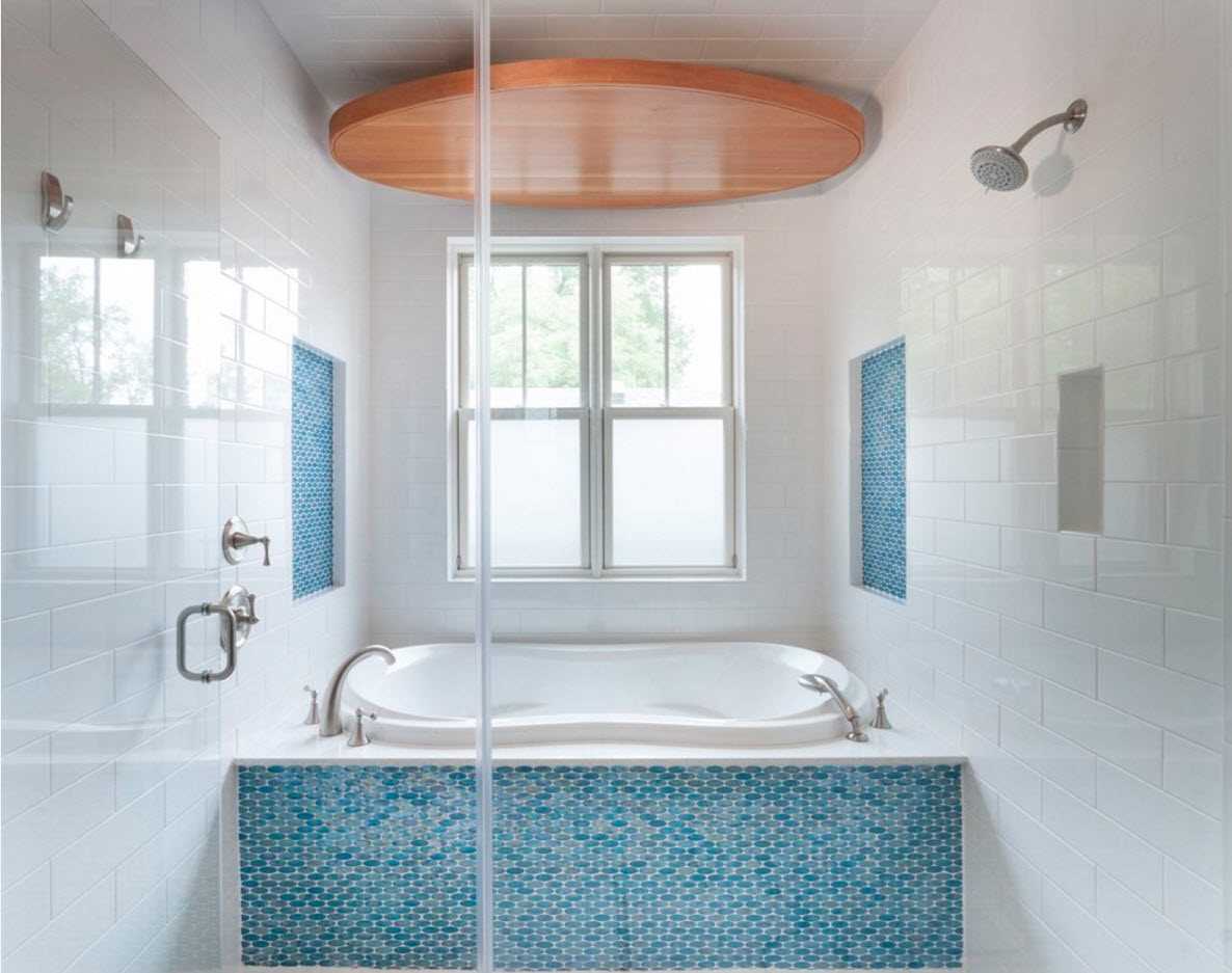 Idea reka bentuk bilik mandi yang terang 2017