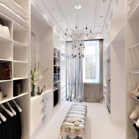 идеята за красива снимка за интериорен гардероб стая