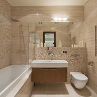 versiunea stilului modern al camerei de baie 2017