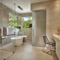 verzija modernog dizajna kupaonice 2017 slika