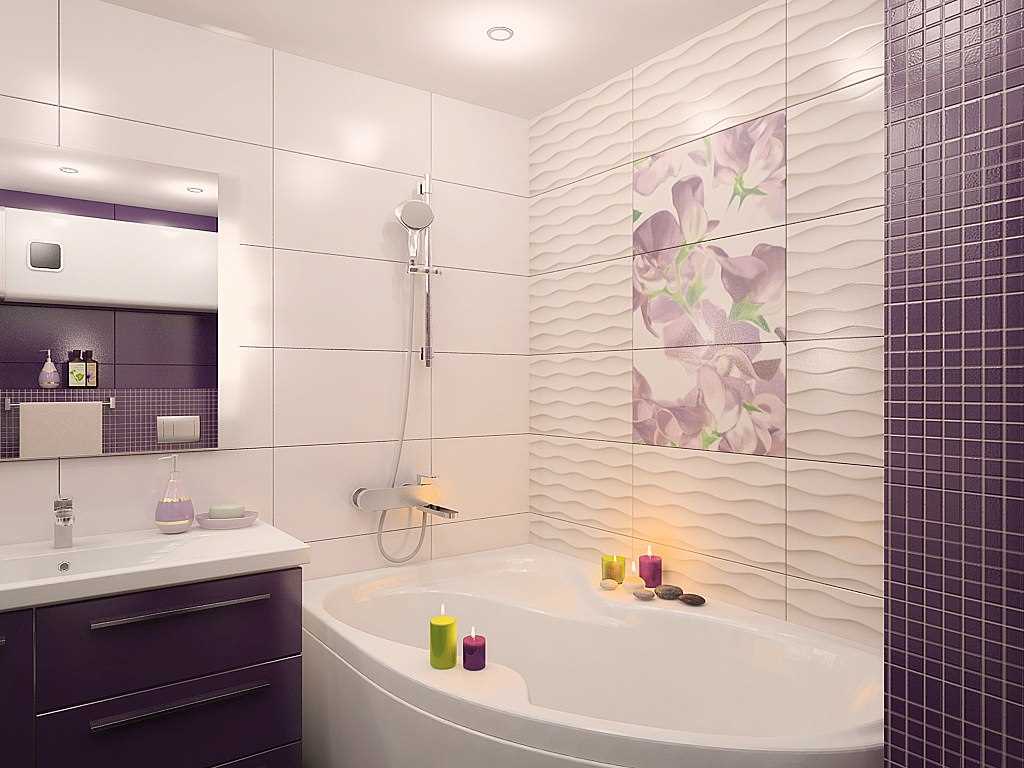gražaus vonios kambario stiliaus versija, 2,5 kv.m