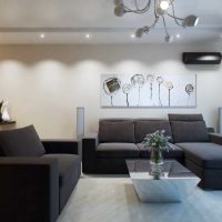 lichte stijlvariant van een modern appartement 70 m² foto