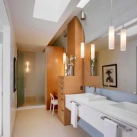 versie van de heldere stijl van de badkamer 2017 foto