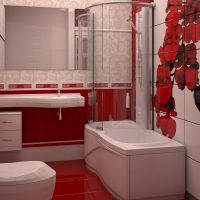 verze krásného stylu koupelny obrázek 5 m²