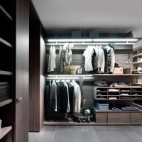 idea bilik almari pakaian reka bentuk moden