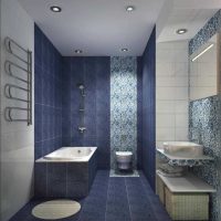ideea unui stil luminos al camerei de baie din 2017
