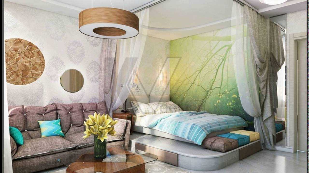 opțiunea unui stil frumos a unui dormitor de 18 mp.