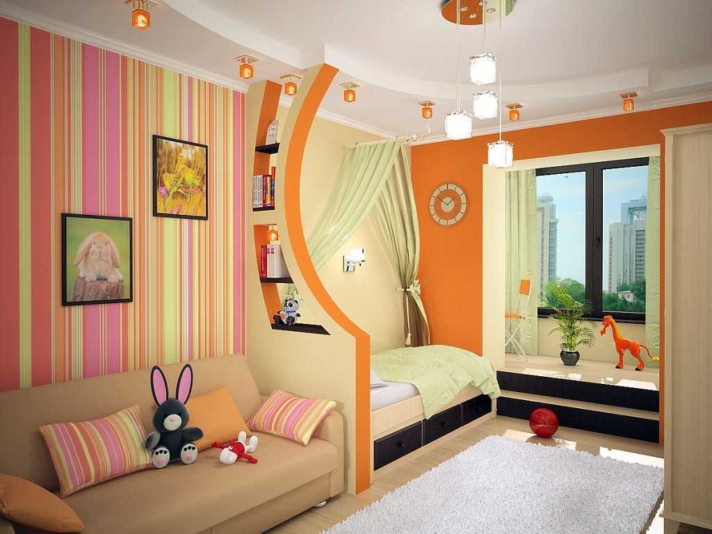 ideja lijepog dekor sobe za djevojčicu od 12 m²