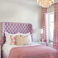 myšlenka použití růžové na světlý byt dekor foto