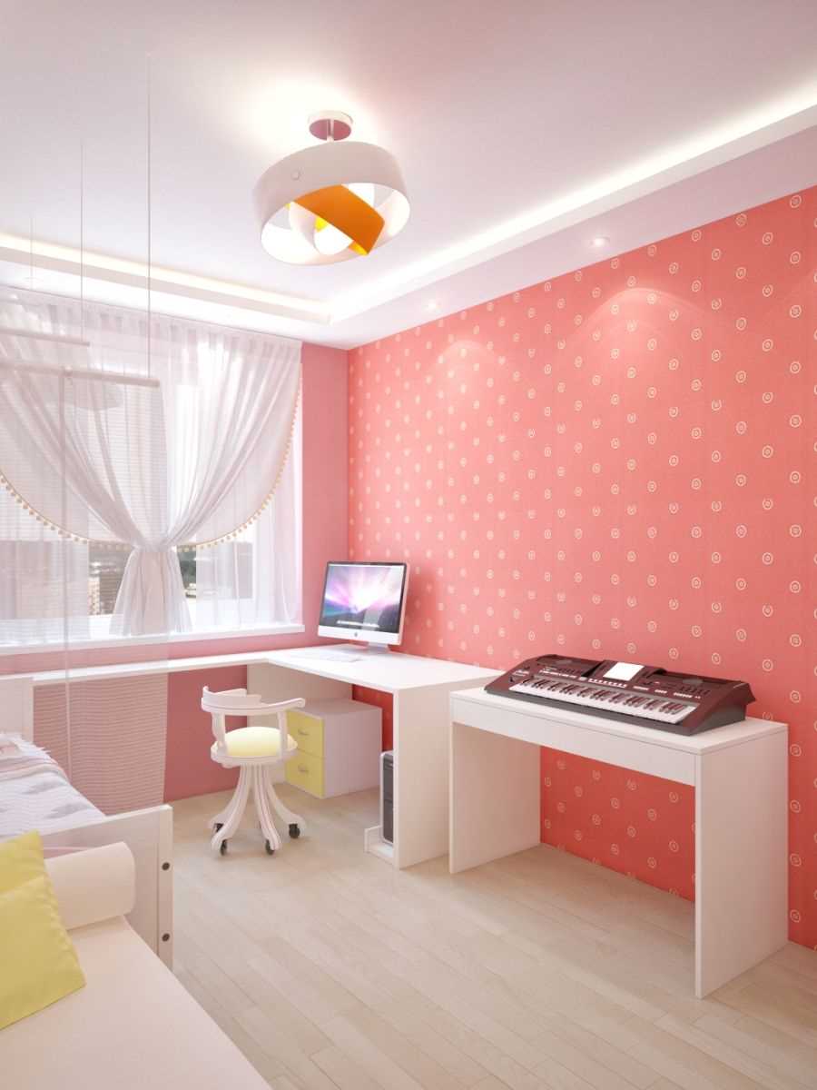 aplicație roz într-un interior frumos al camerei