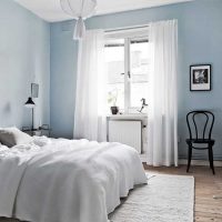 опцията за използване на необичаен син цвят в дизайна на къща снимка