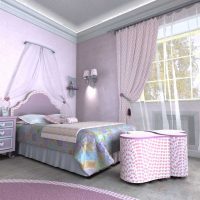 nápad světlý design pokoje pro dívku obrázek 12 m2
