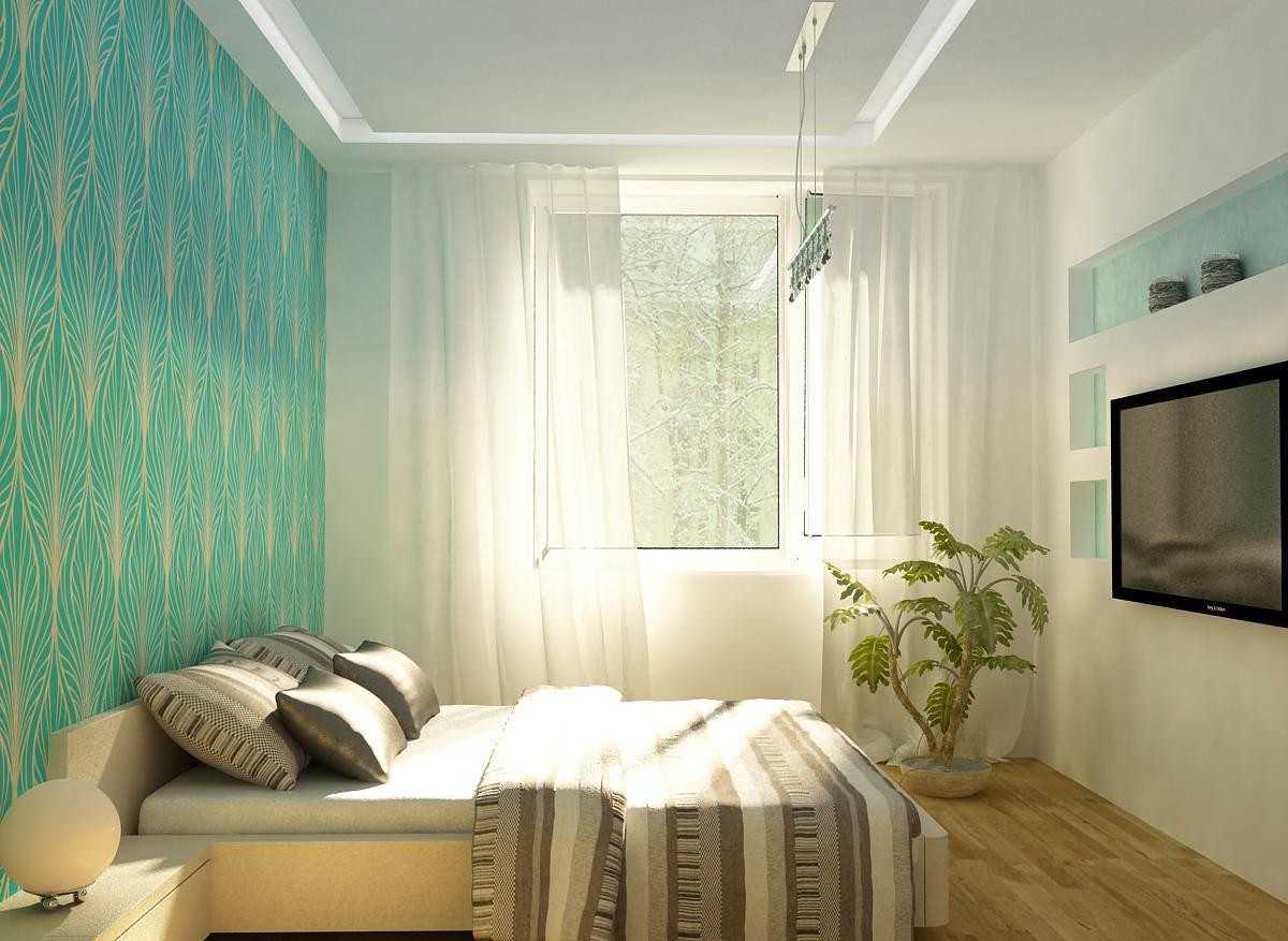 idee van een lichte stijl van een kleine kamer
