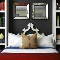 idee de design luminos al unui dormitor pentru o fotografie tânăr
