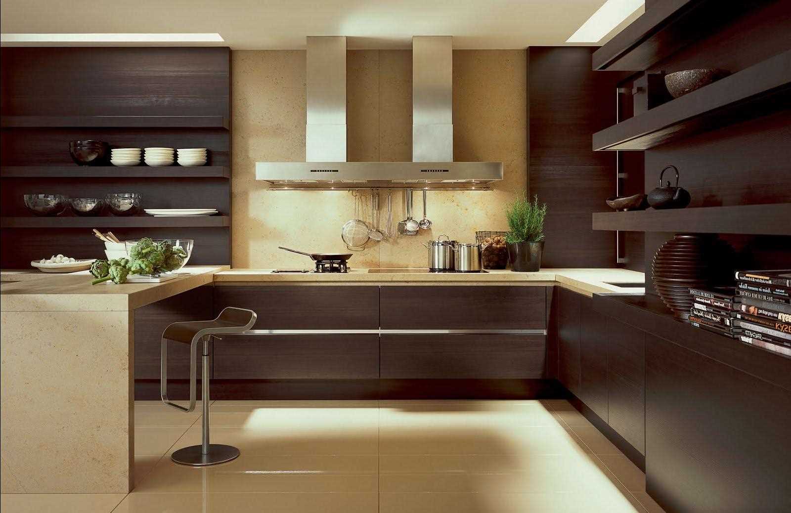 gražaus virtuvės dizaino taikymo pavyzdys