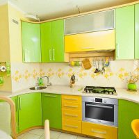 varian foto dekorasi dapur yang terang