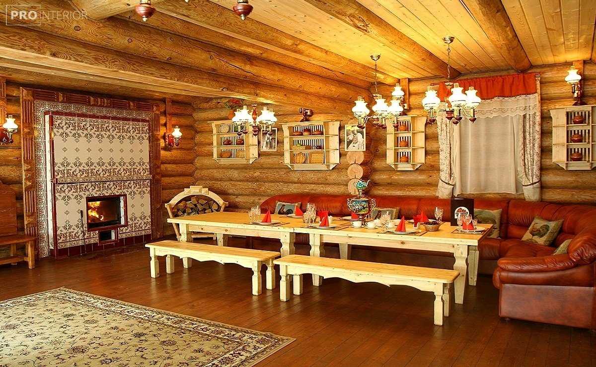 krievu stila pielietošanas variants skaistā istabas dekorā