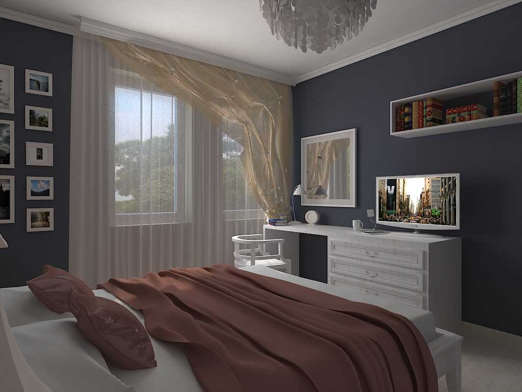 ideea unui decor luminos de dormitor pentru un tânăr