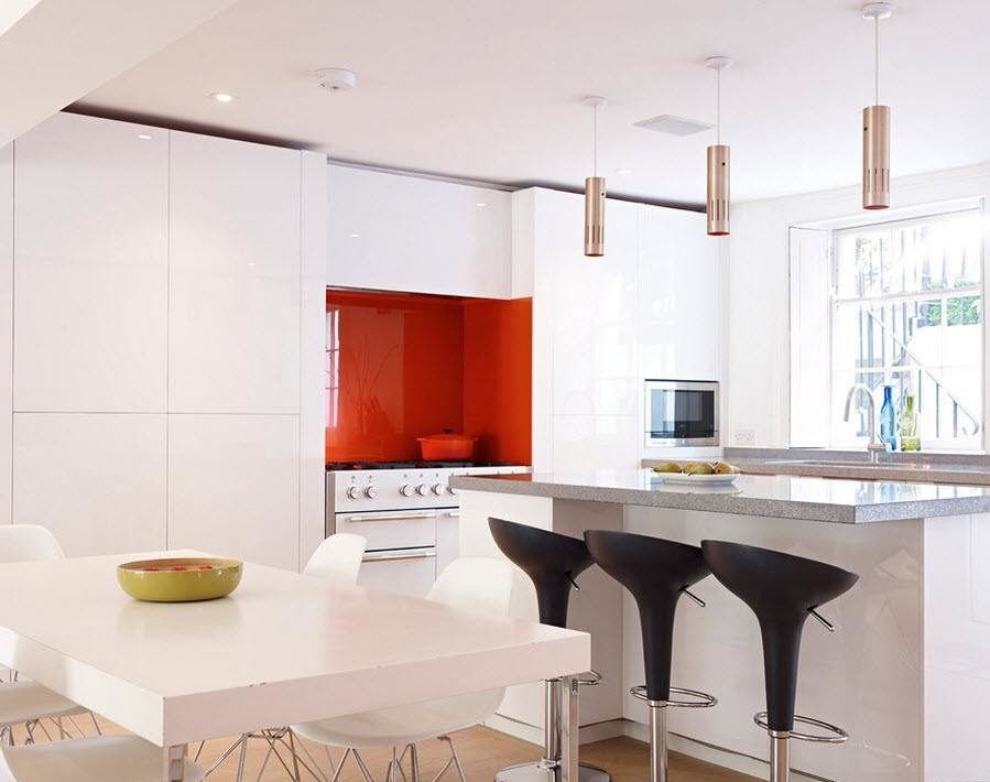 virtuvės valgomojo dizaino minimalus dekoras