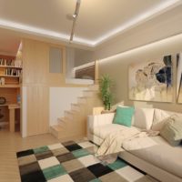 proiectează idei de apartamente cu studio mic