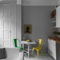 design keuken eetkamer woonkamer in een privé-huis foto-ideeën