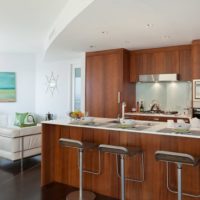bucătărie design sufragerie living în interiorul unei case private