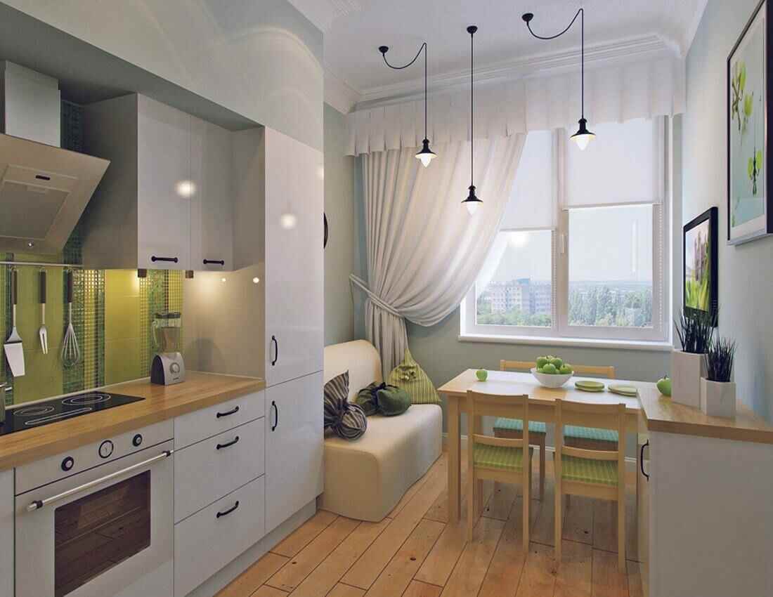 idea tentang hiasan dapur yang indah 12 sq.m
