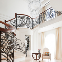 design frumos al scărilor din casă