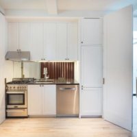 keuken eetkamer woonkamer in een privé-huis foto-ideeën