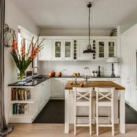 nápady interiéru kuchyně provence