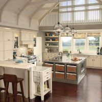 virtuvės provence modernus interjeras
