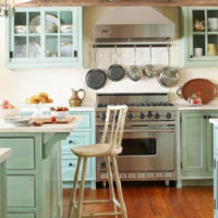 virtuvės provence stilingas dizainas