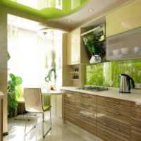 kitchen combined with a balcony ideas