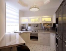 šviesaus stiliaus virtuvės 12 kv.m nuotraukos parinktis