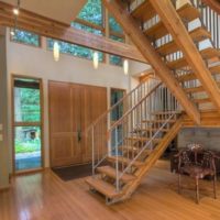 moderna dizaina kāpnes mājā