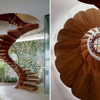 design elegant al scărilor din casă