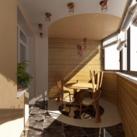 klein balkon design optie