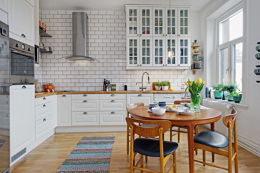 Bucătărie în stil scandinav