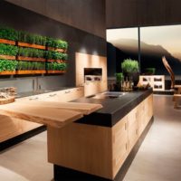 ekologiško stiliaus virtuvė