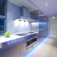 осветление на работната зона в кухнята