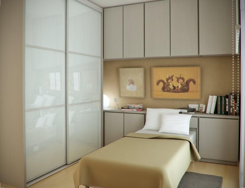 fotografija dizajna male spavaće sobe
