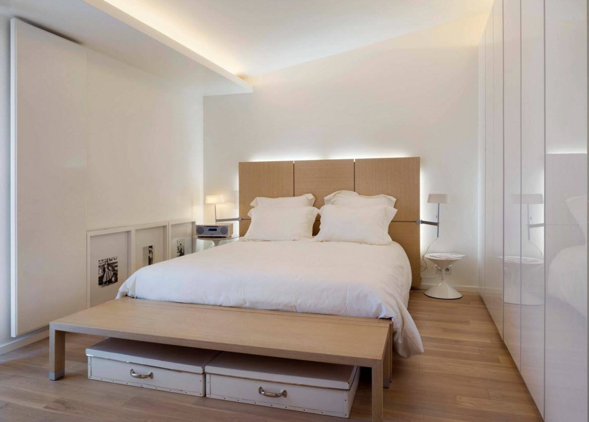 moderní styl ložnice 9 m2