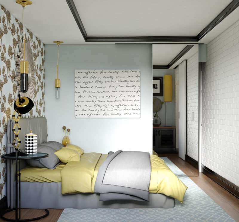 moderns guļamistabas dizains