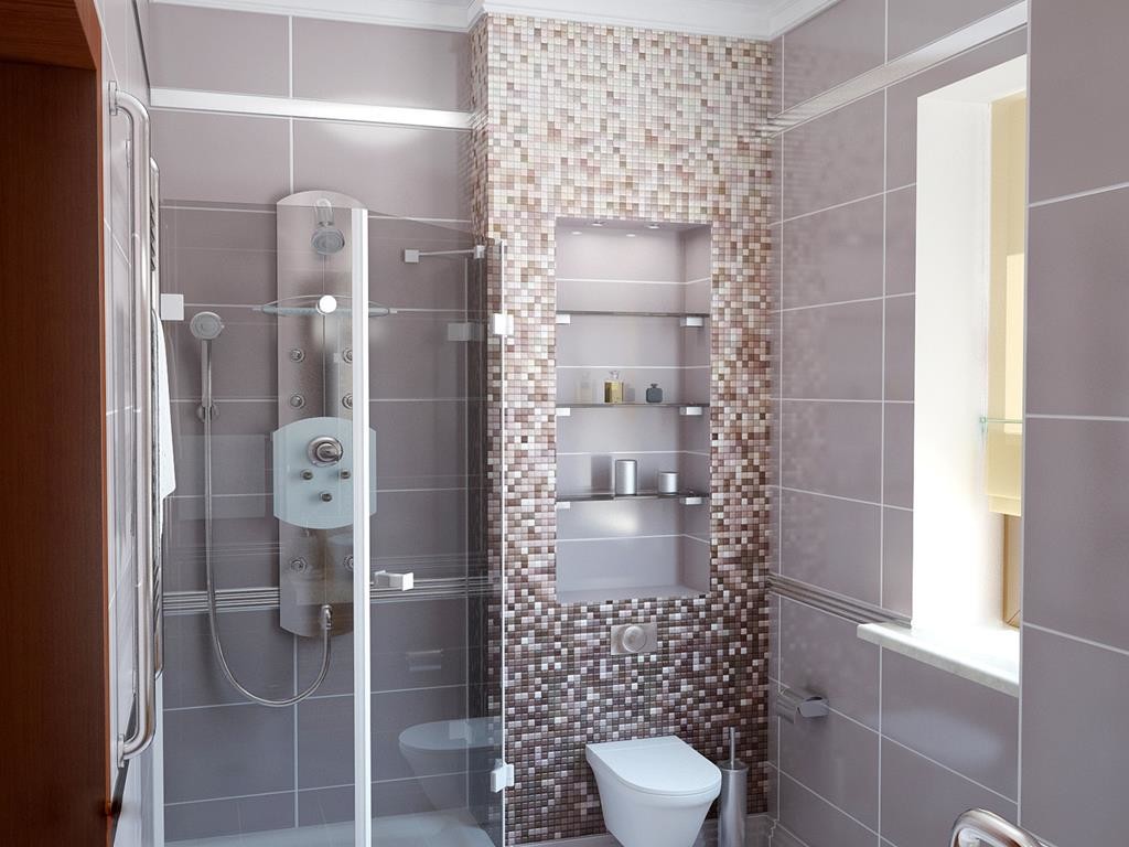 mozaikové dlaždice v koupelně