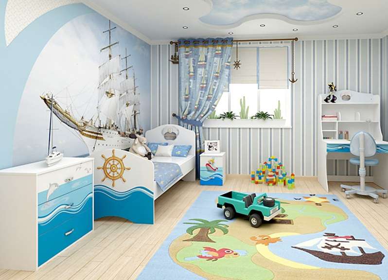 غرفة الأطفال لصبي