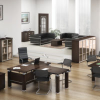 мебели в офиса на главата